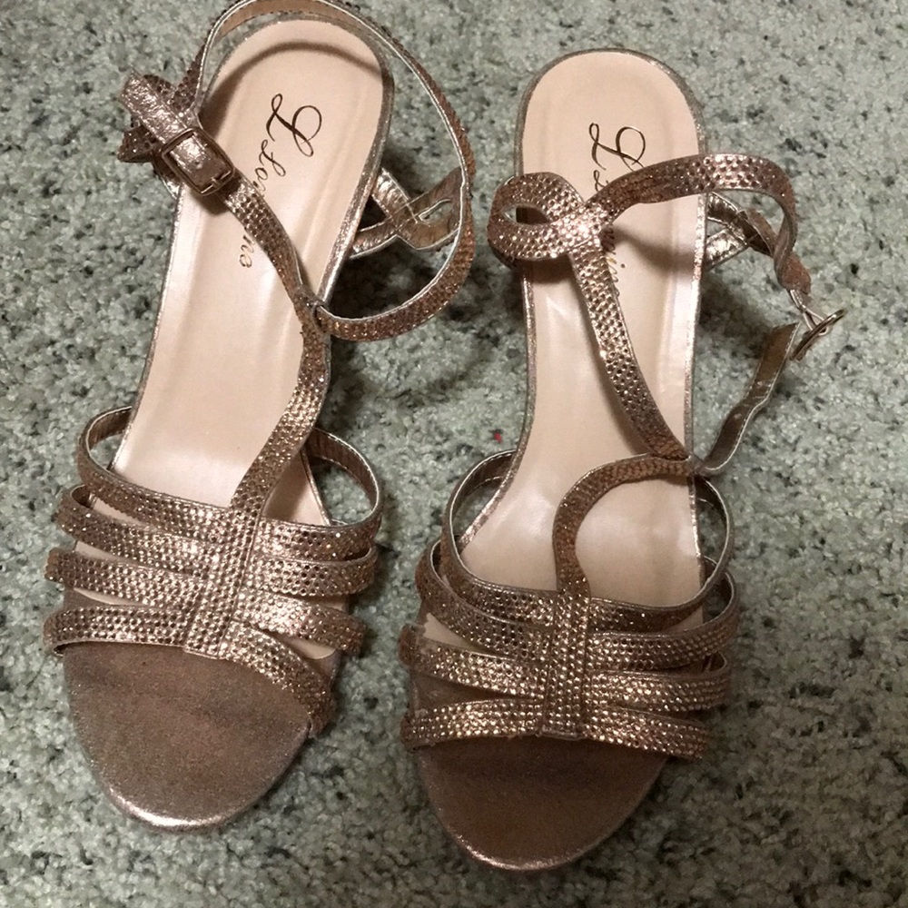 Gold heels